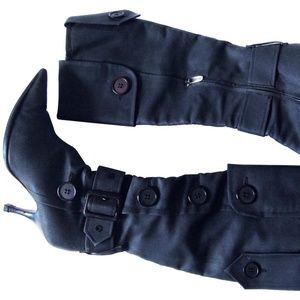 Sergio Rossi Black Boots Size 6.5